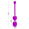 Pretty Love Boules de Geisha Vibrantes Werner Violettes - 3.4 cm